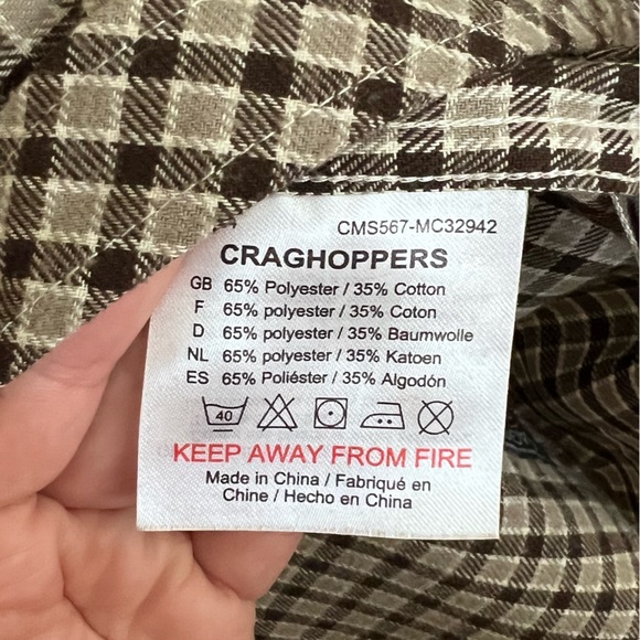 Craghopper Flannel - Brown/Tan - Picture 6 of 10